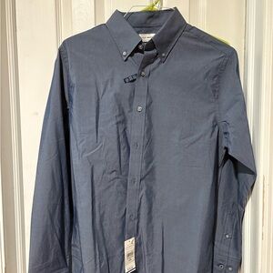 Lucky Brand Blue Button-Down Shirt